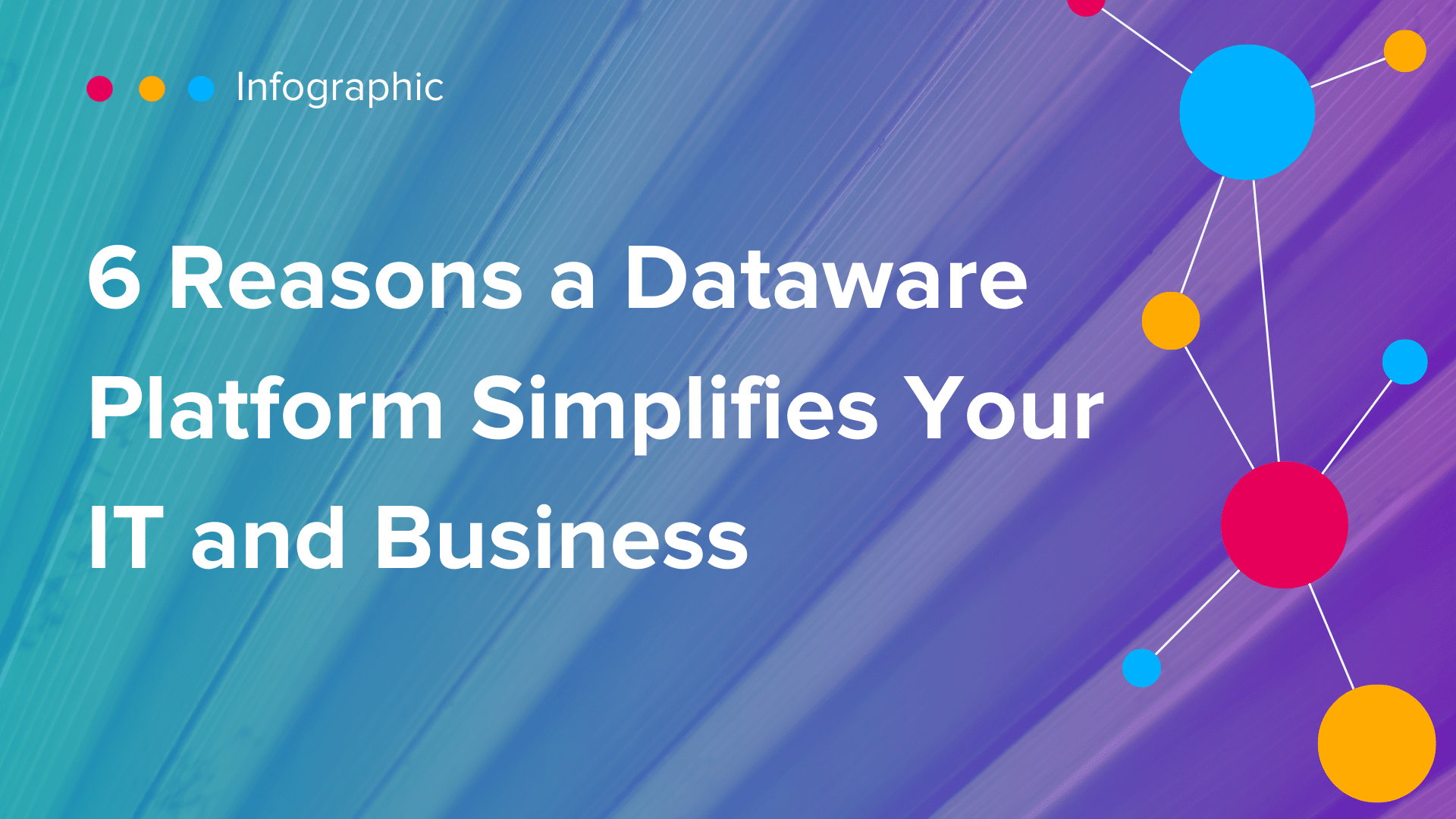 Infographic - 6 reasons dataware simplifies IT and business